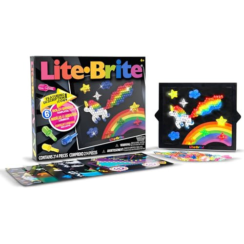 Lite Brite Classic, Favorite Retro Toy - Create Art with Light, STEM, Educational Learning, Holiday, Birthday, Gift, Boys, Kid, Toddler, Girls Age 4+ | Amazon (US)