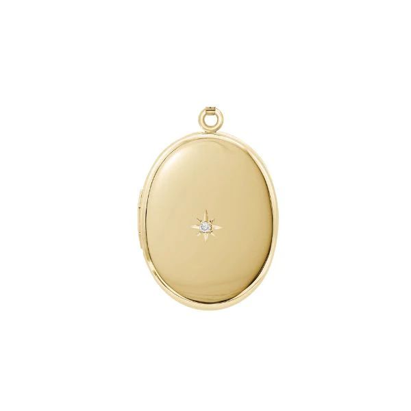 Oval Locket with Diamond | HART