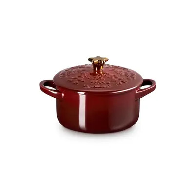 Le Creuset Noël Collection Stoneware Cocotte in Shell Pink at Nordstrom | Nordstrom