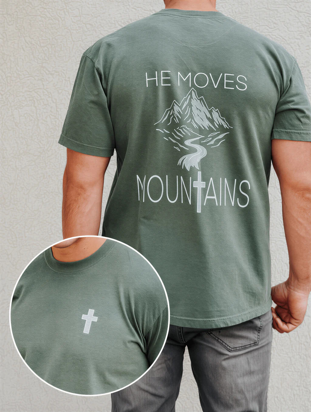 He Moves Mountains Tee | Worthy Wear