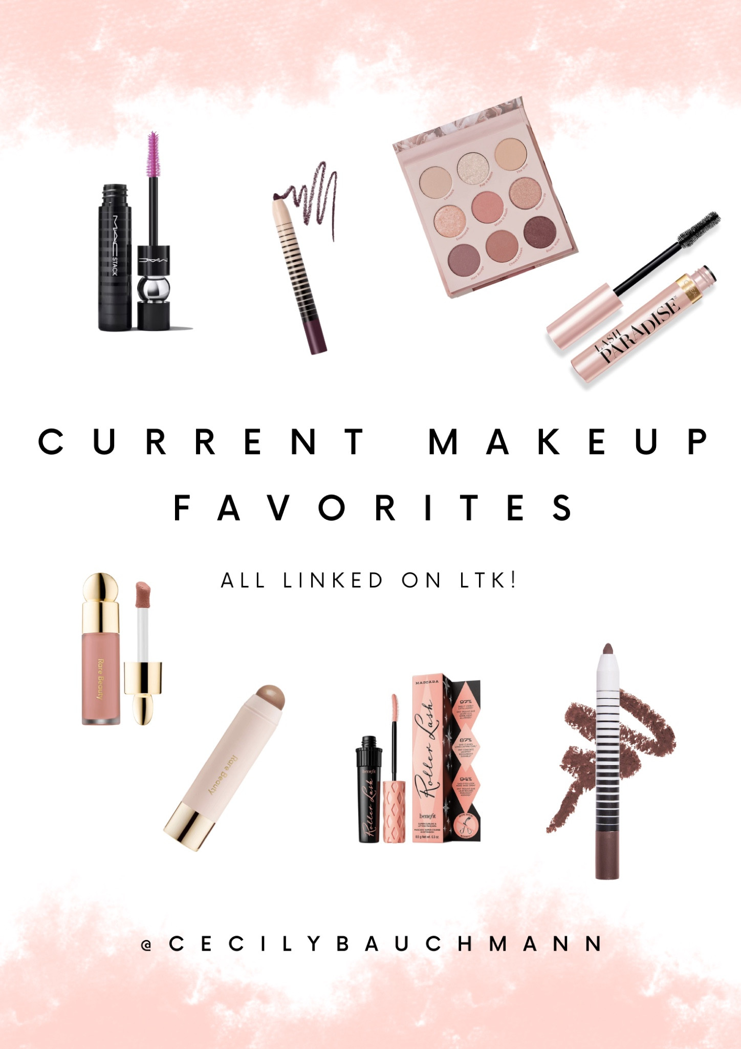 Some of my current (NEW) favorite makeup picks!!! Rare beauty, colour pop, Dina beauty, mac, L’Oréal, and benefit!!! 💞💞 

#LTKbeauty #LTKFind #LTKunder50