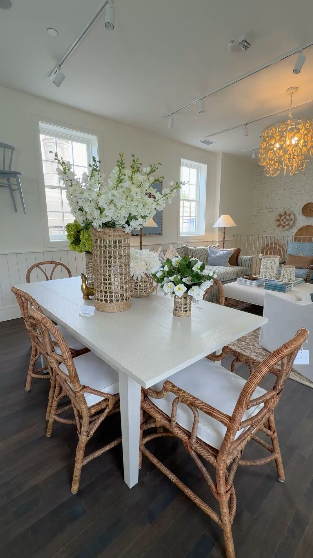 Serena & Lily dining room goals! 😍 The Beach House Expandable Dining Table and Antica Side Chairs create such a fresh, coastal-inspired look. 🐚 The woven chair texture adds warmth and character, while the classic white table keeps the space feeling bright and timeless. ✨ #SerenaLily #DiningRoomInspo #CoastalHomeDecor

#LTKHome #LTKSaleAlert