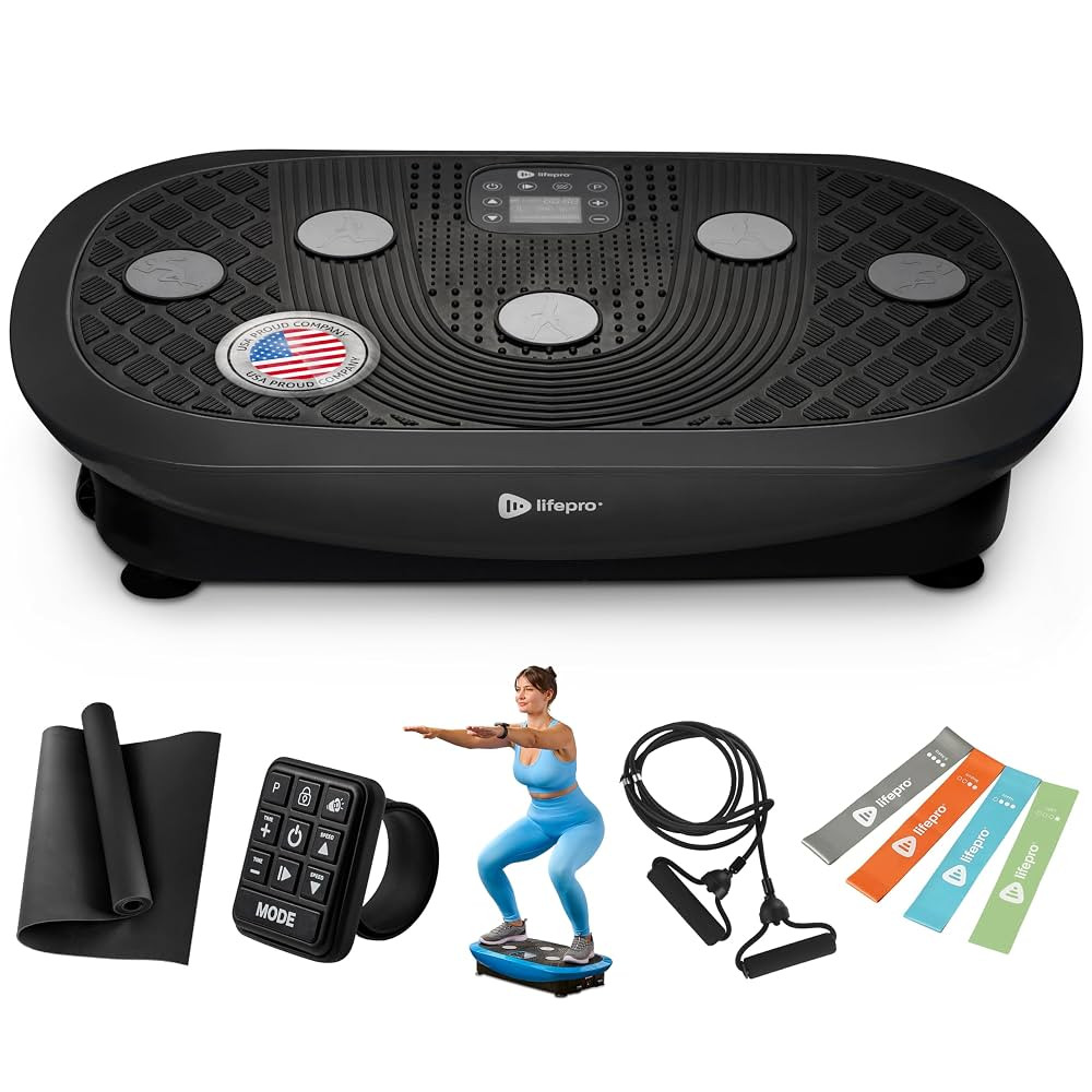 Lifepro Vibration Plate Machines – Full Body Workout, Recovery & Lymphatic Drainage with 4D Mot... | Amazon (US)
