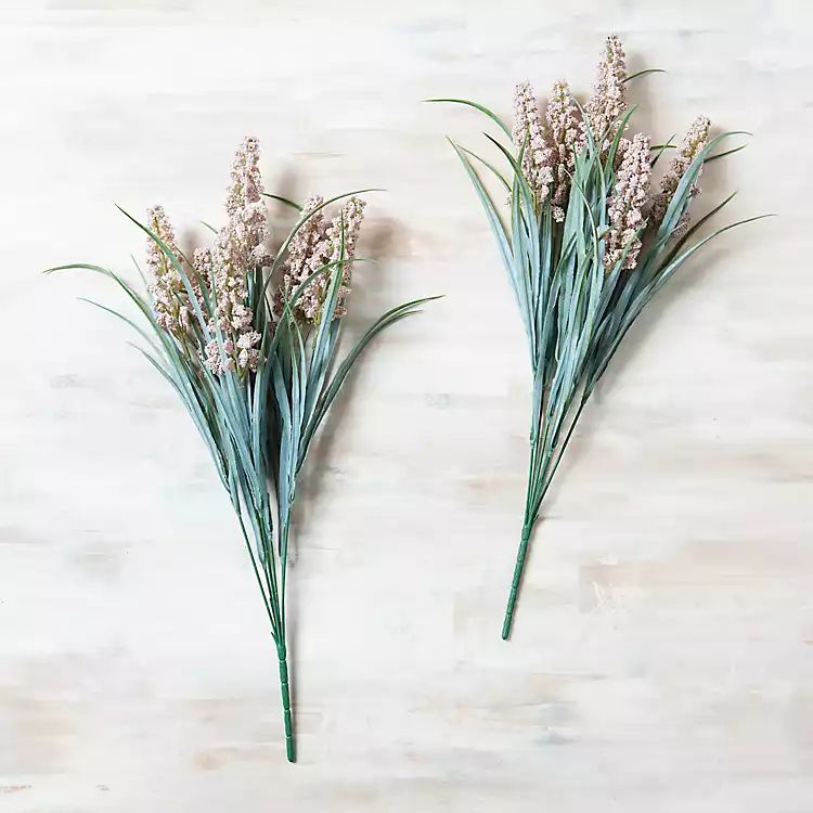 New!Pink Heather Lavender Stems, Set of 2 | Kirkland's Home