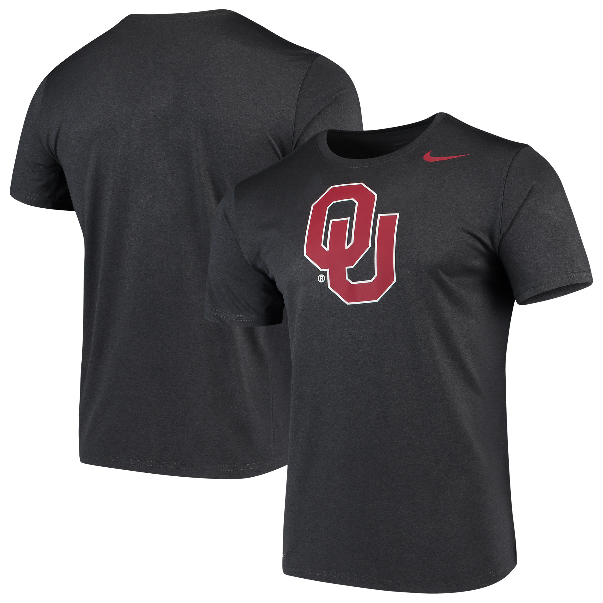 Oklahoma Sooners Nike Legend Logo Performance T-Shirt - Charcoal | Fanatics
