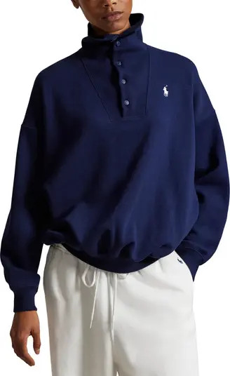 Team USA Embroidered Graphic Snap Placket Sweatshirt | Nordstrom