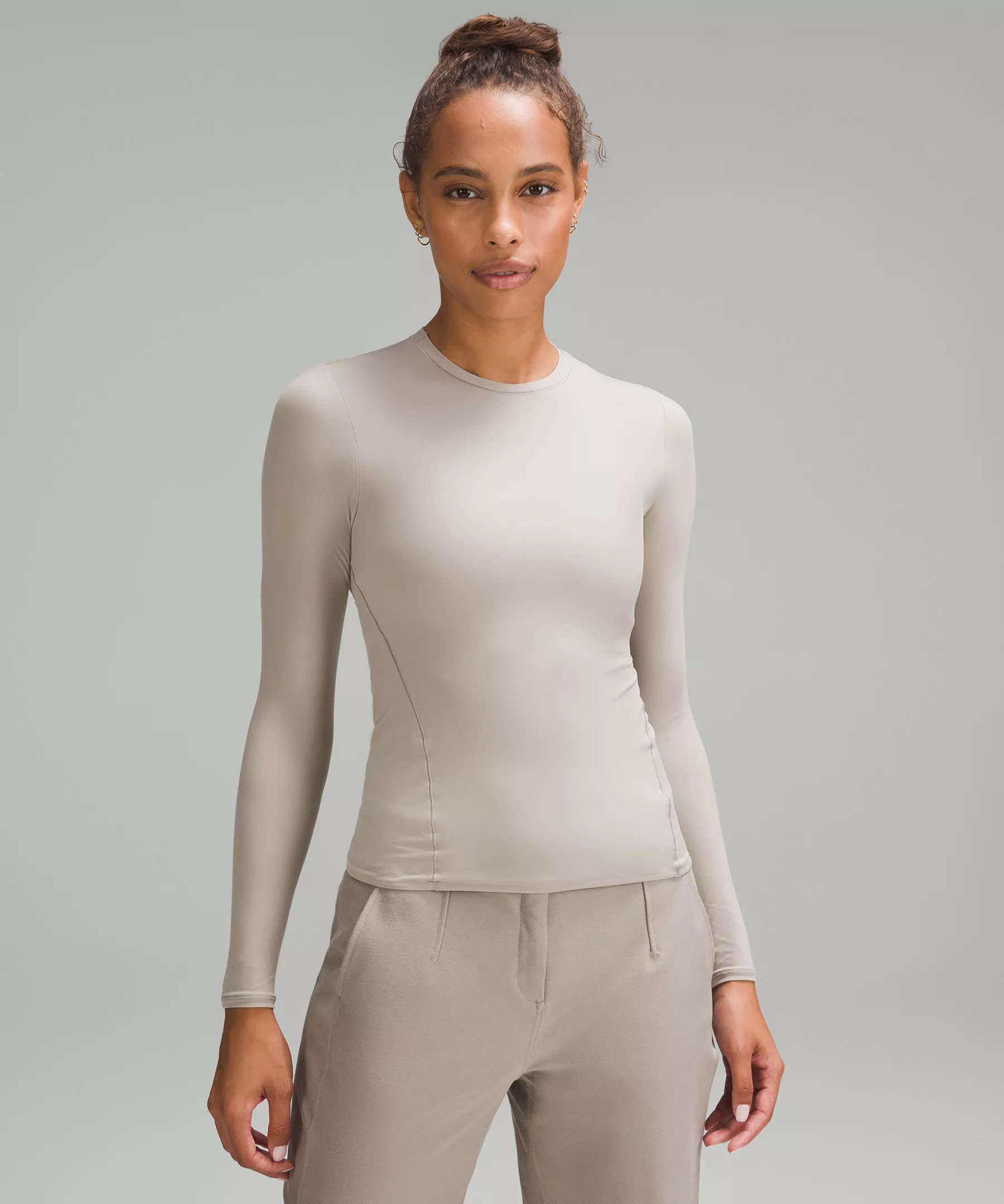 Wundermost Ultra-Soft Nulu Crewneck Long-Sleeve Shirt | Women's Long Sleeve Shirts | lululemon | Lululemon (US)