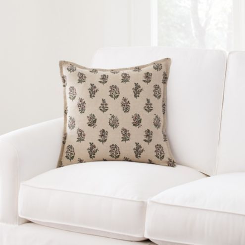 Primrose Block Print Pillow Cover | Ballard Designs, Inc.