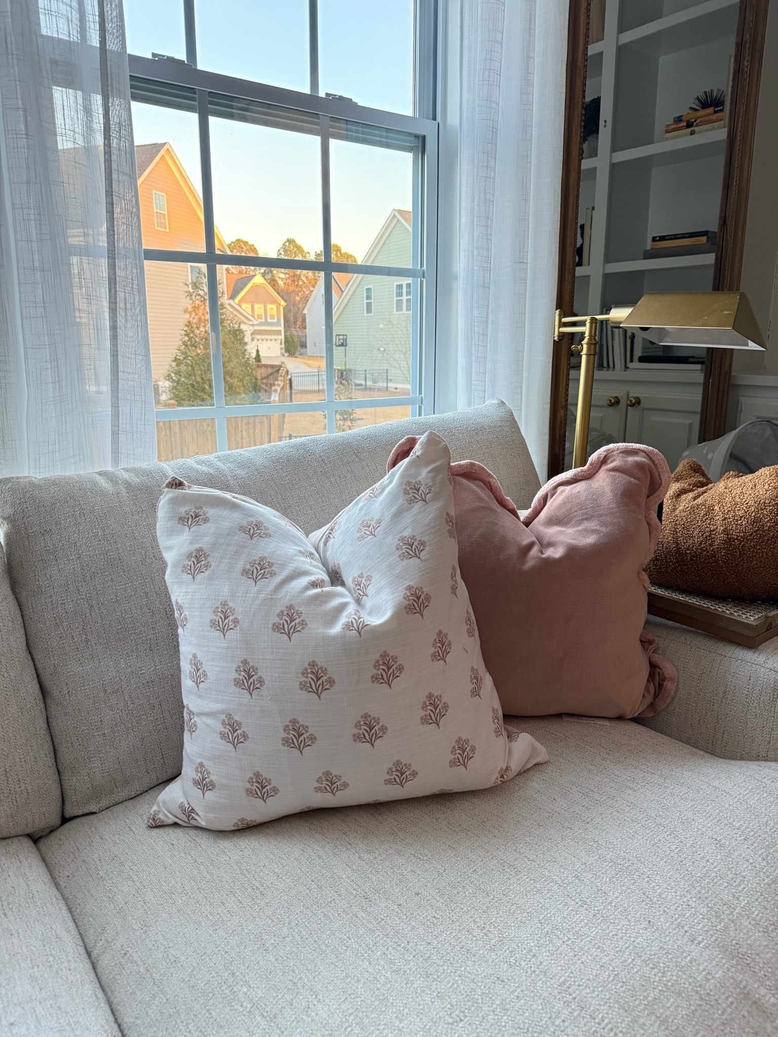 Spring coordinating pillows, zippered covers 

#LTKFamily #LTKHome #LTKSeasonal