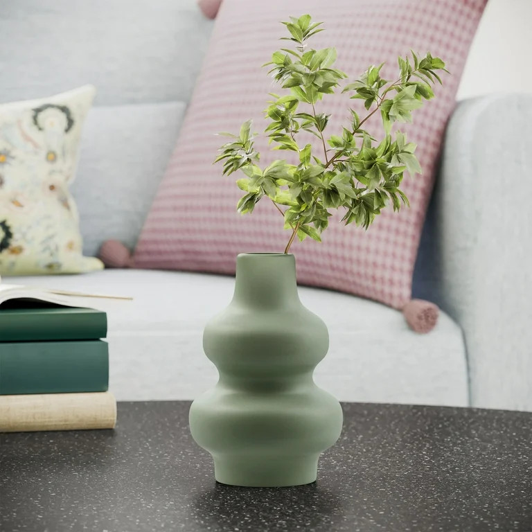Beautiful Ceramic Bubble Vase by Drew Barrymore, Sage Green | Walmart (US)