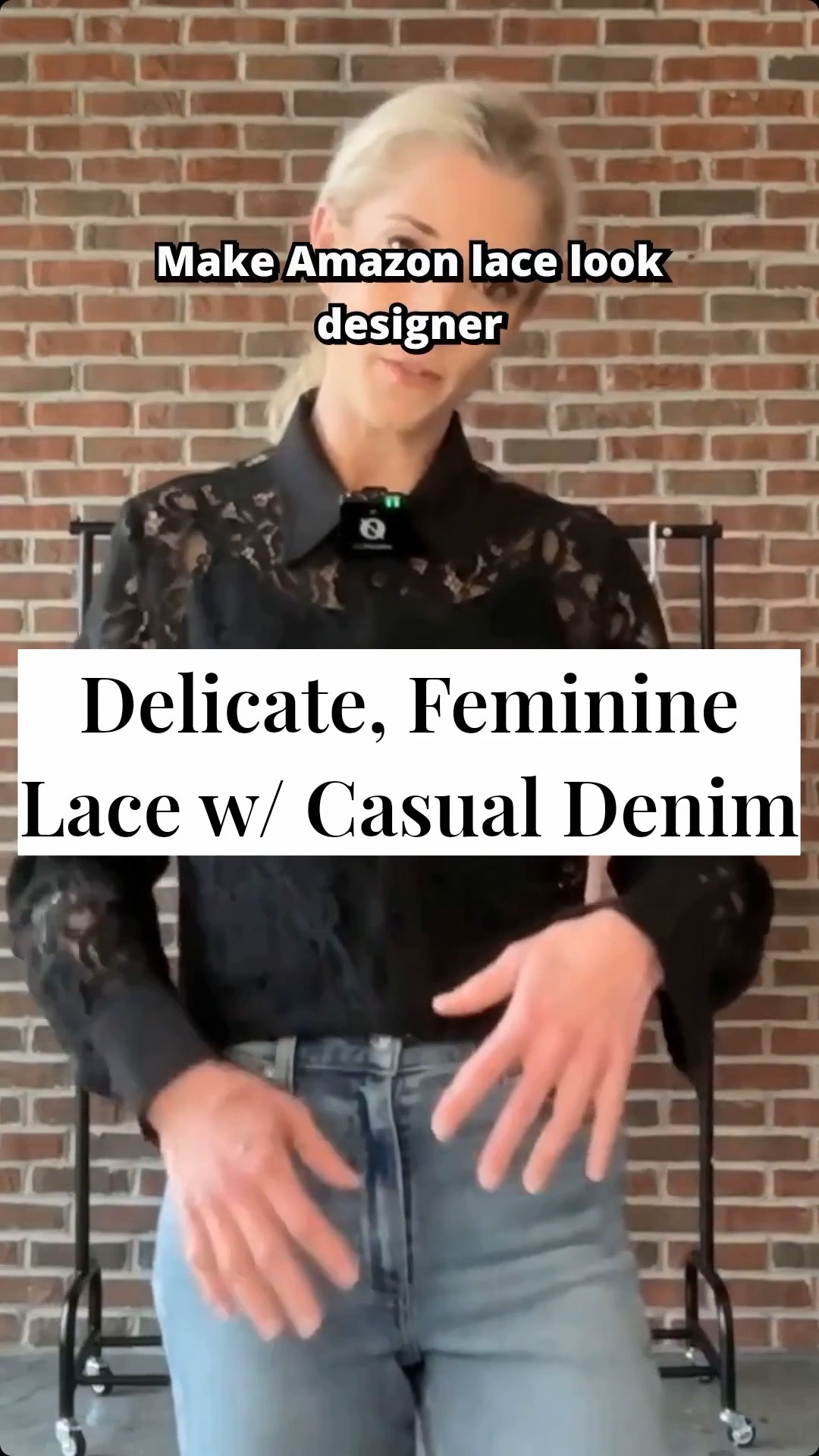 Clip from my Presidents’ Day Amazon Fashion live shopping, fashion and style show is designed to help shoppers create refined, cohesive outfits using versatile staples that transition from daytime casual to polished evening casual chic with simple styling changes.

👉 Outfit One: Delicate, Feminine Lace w/ Casual Denim
• Wear To: Romantic sophisticated, understated elegant look for city travel & sightseeing, outdoor festivals & concerts, weekend or week day dinner and date night
• Details: Lace top layered over a black camisole w denim jeans for a relaxed casual, sophisticated chic look. This combination balances texture & structure, giving that polished off-duty aesthetic that works for everyday activities.

LTK GRWM LIVE on My Chic Style Live LTK ootd for LTK seasonal spring 2026 

 

#LTKgrwm #LTKSeasonal #LTKootd