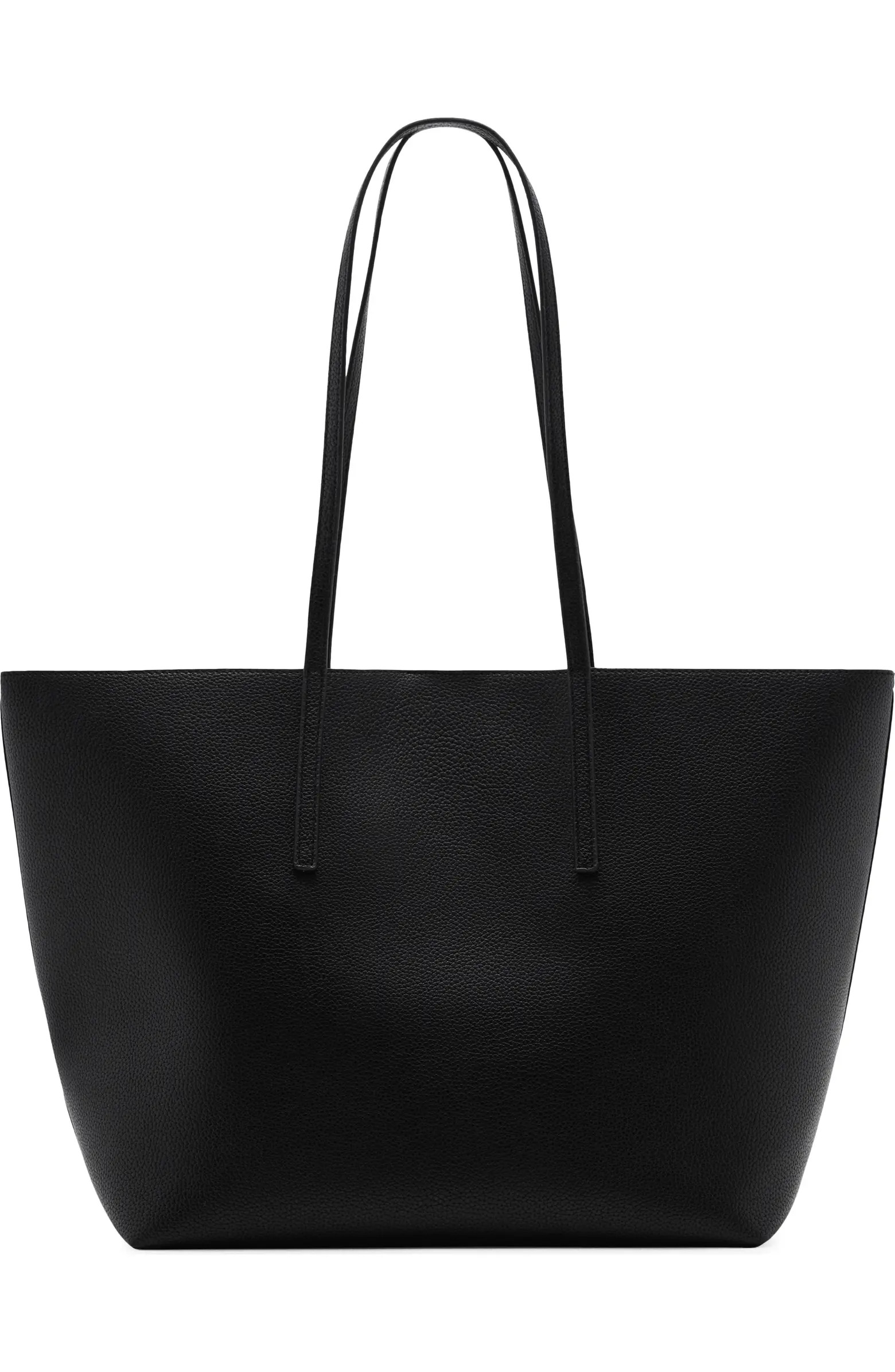 MANGO Pebble Faux Leather Shopper Bag | Nordstrom | Nordstrom