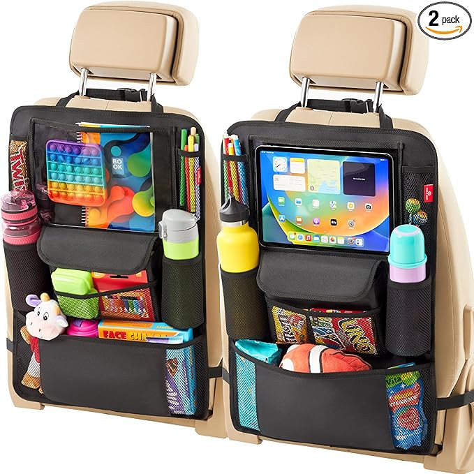 Helteko Car Seat Organizer, Ultra Version Kids Backseat Car Organizers and Storage, Waterproof Ba... | Amazon (US)