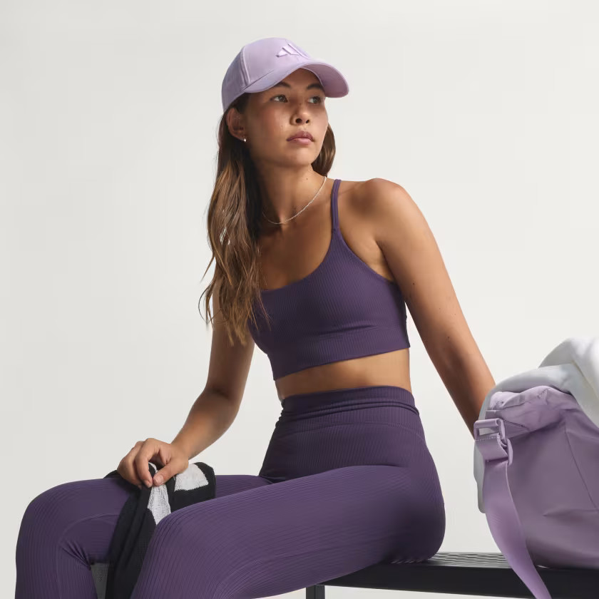 adidas All Me Light Support Rib Bra Long Line Bra | adidas (US)