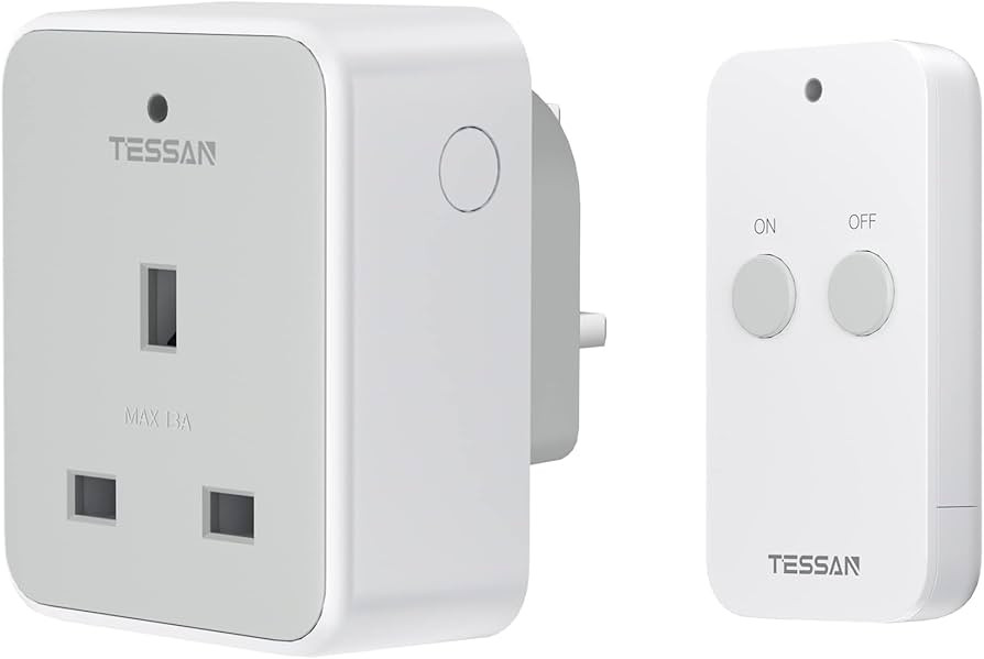 Remote Control Sockets, TESSAN Remote Control Plug Socket, Remote Socket with 30m Operating Range... | Amazon (UK)