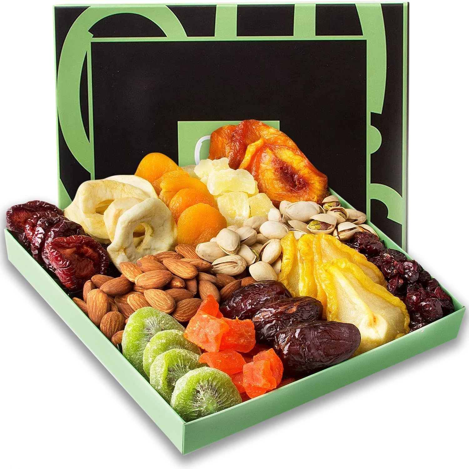 Nut and Dried Fruit Gift Basket - Assorted Nuts and Dried Fruits Holiday Snack Box - Birthday, An... | Amazon (US)