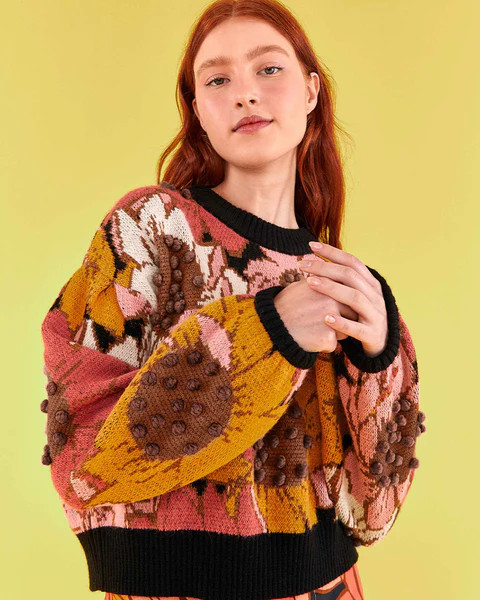 Colorful Sunflowers Sweater | ban.do