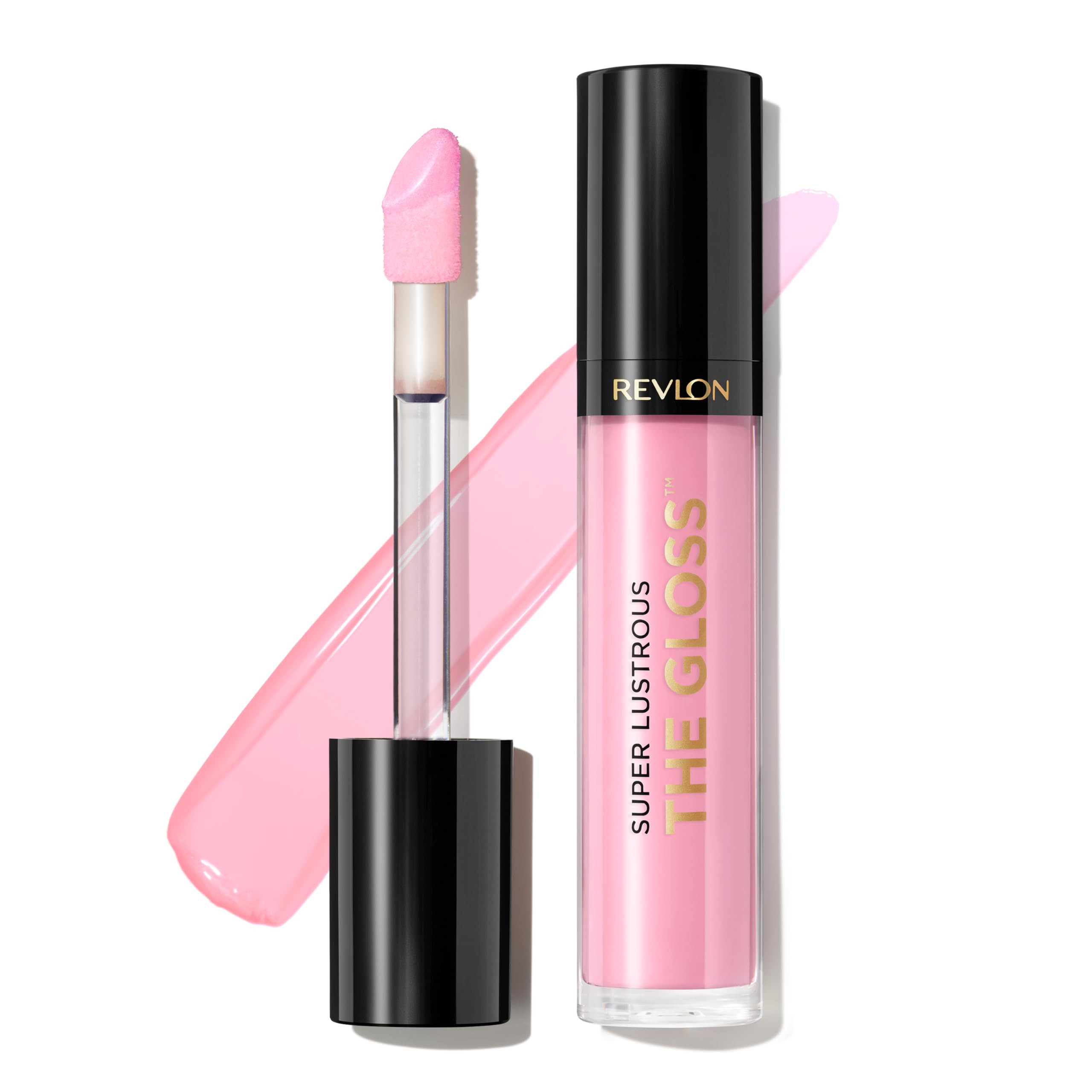 Revlon Super Lustrous Lip Gloss, Non-Sticky, Hydrating, High Shine Finish, 207 Pink Sky, 0.13 oz | Amazon (US)