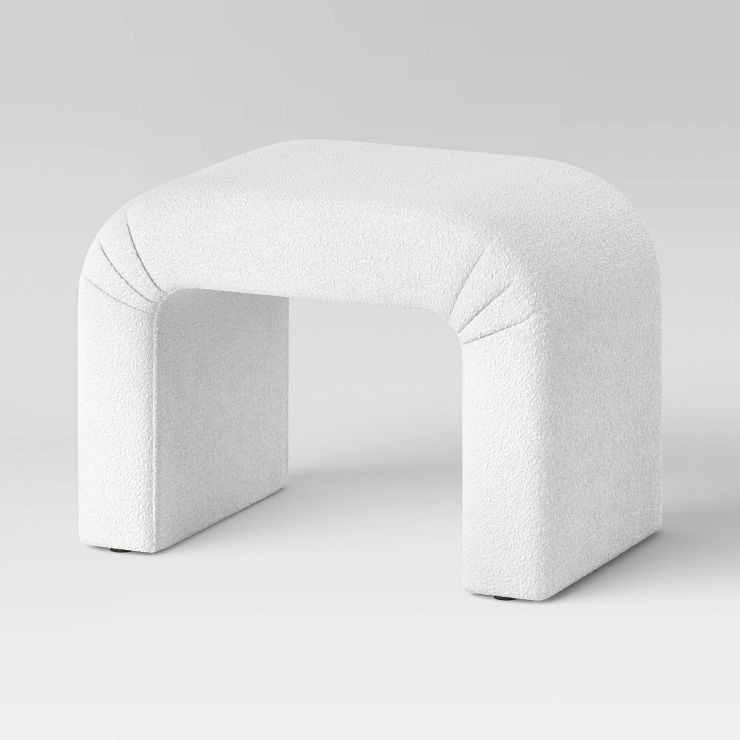 Cicely Waterfall Ottoman Cream Boucle - Threshold™ | Target