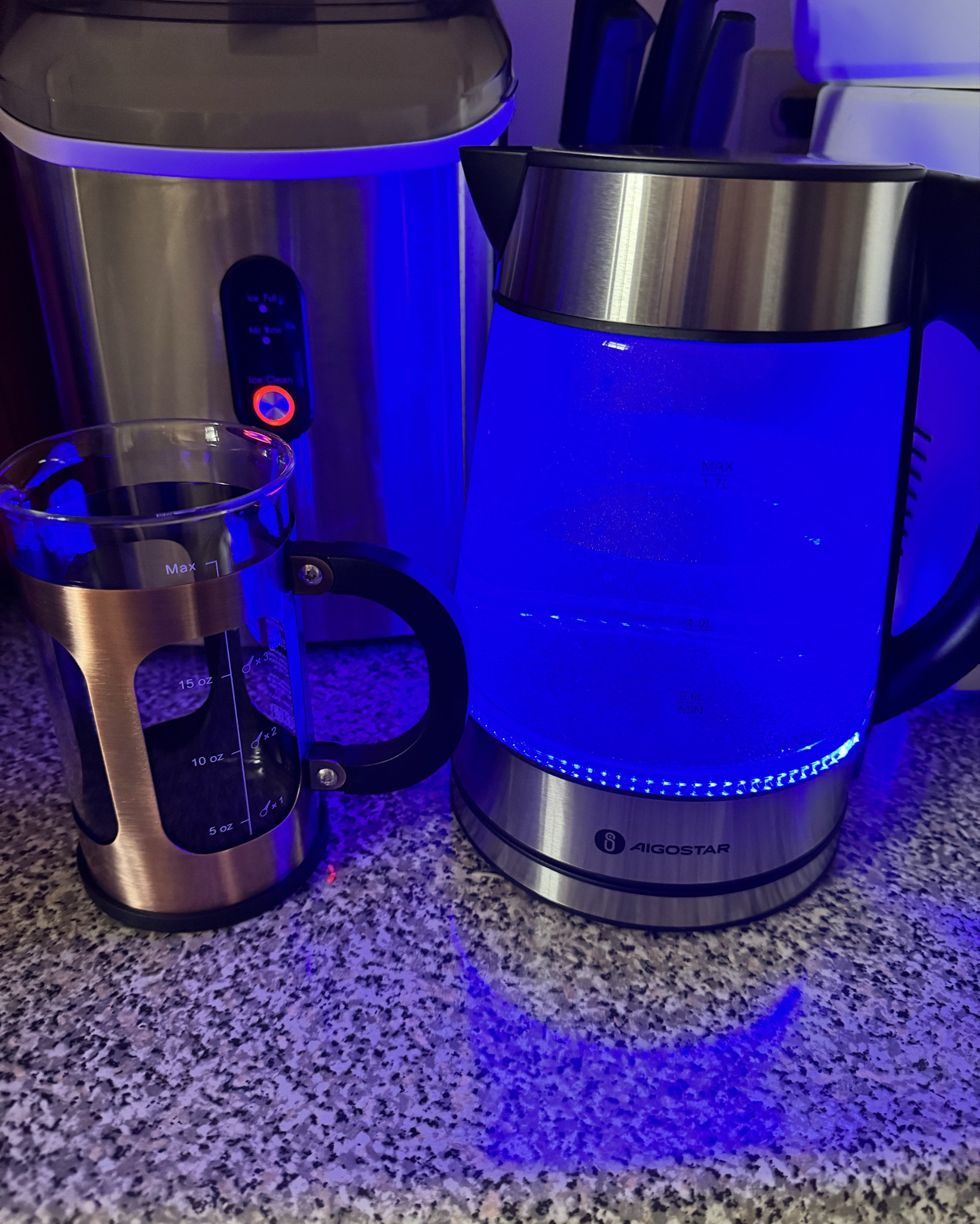 Top Tier Morning Espresso ☕️ 😌!

The electric tea kettle turns off when the water is boiled and it heats up FAST!

Deets on the French Press in my shop too babes  

#LTKPlusSize #LTKHome #LTKVideo