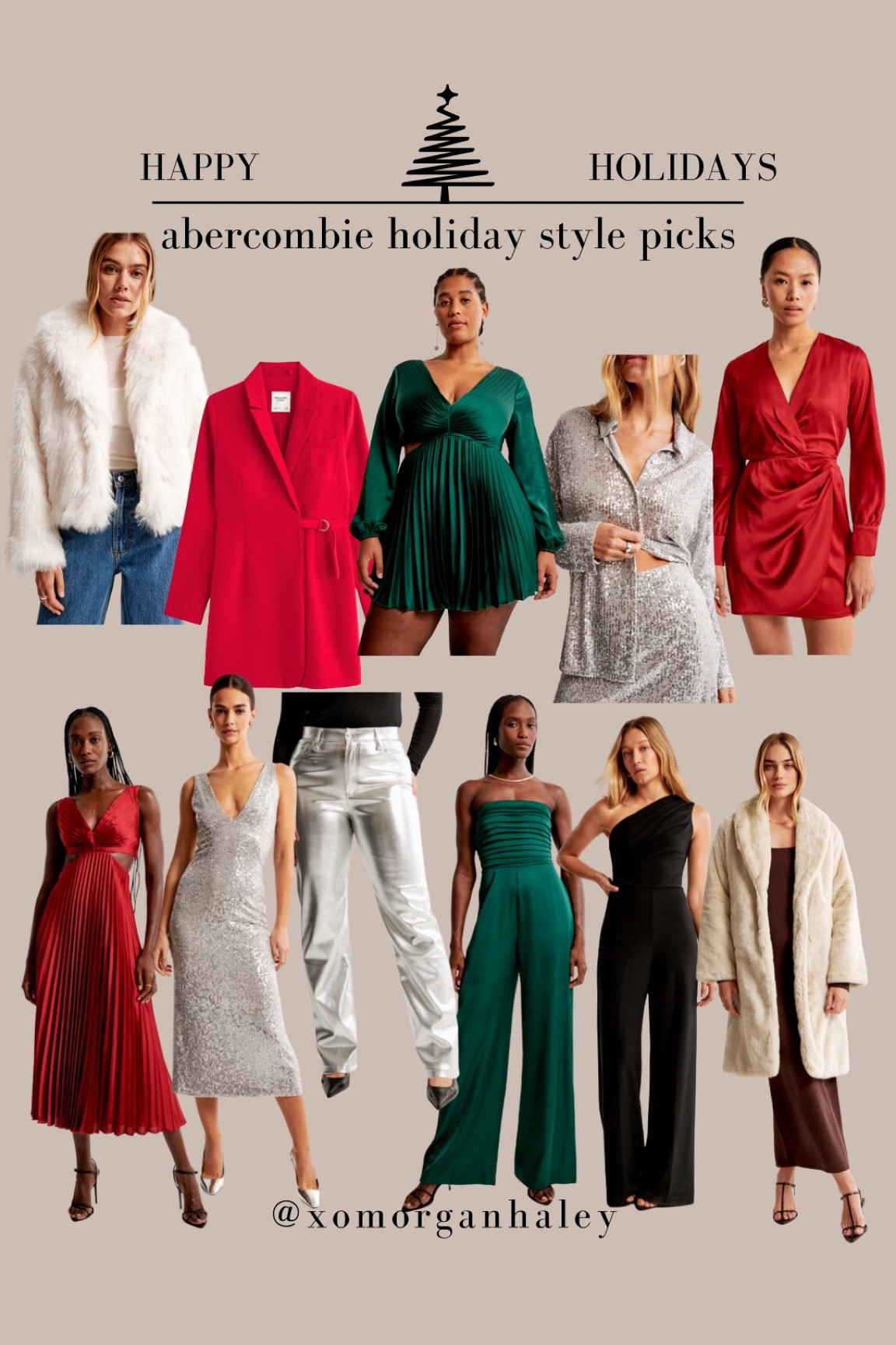 Abercrombie holiday outfit inspo - I do a size XL or 34 in almost everything! 

#LTKplussize #LTKstyletip #LTKHoliday