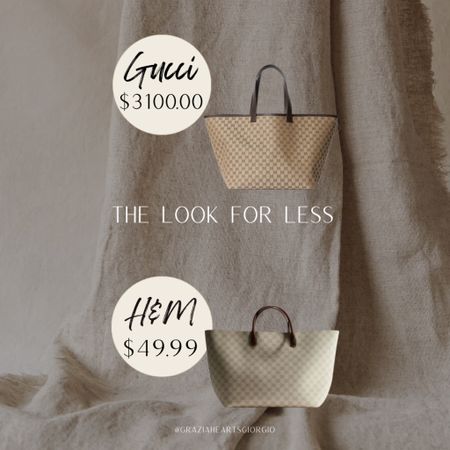 The Look for Less! 
.
#gucci #hmxme 

#LTKStyleTip #LTKFindsUnder50 #LTKItBag
