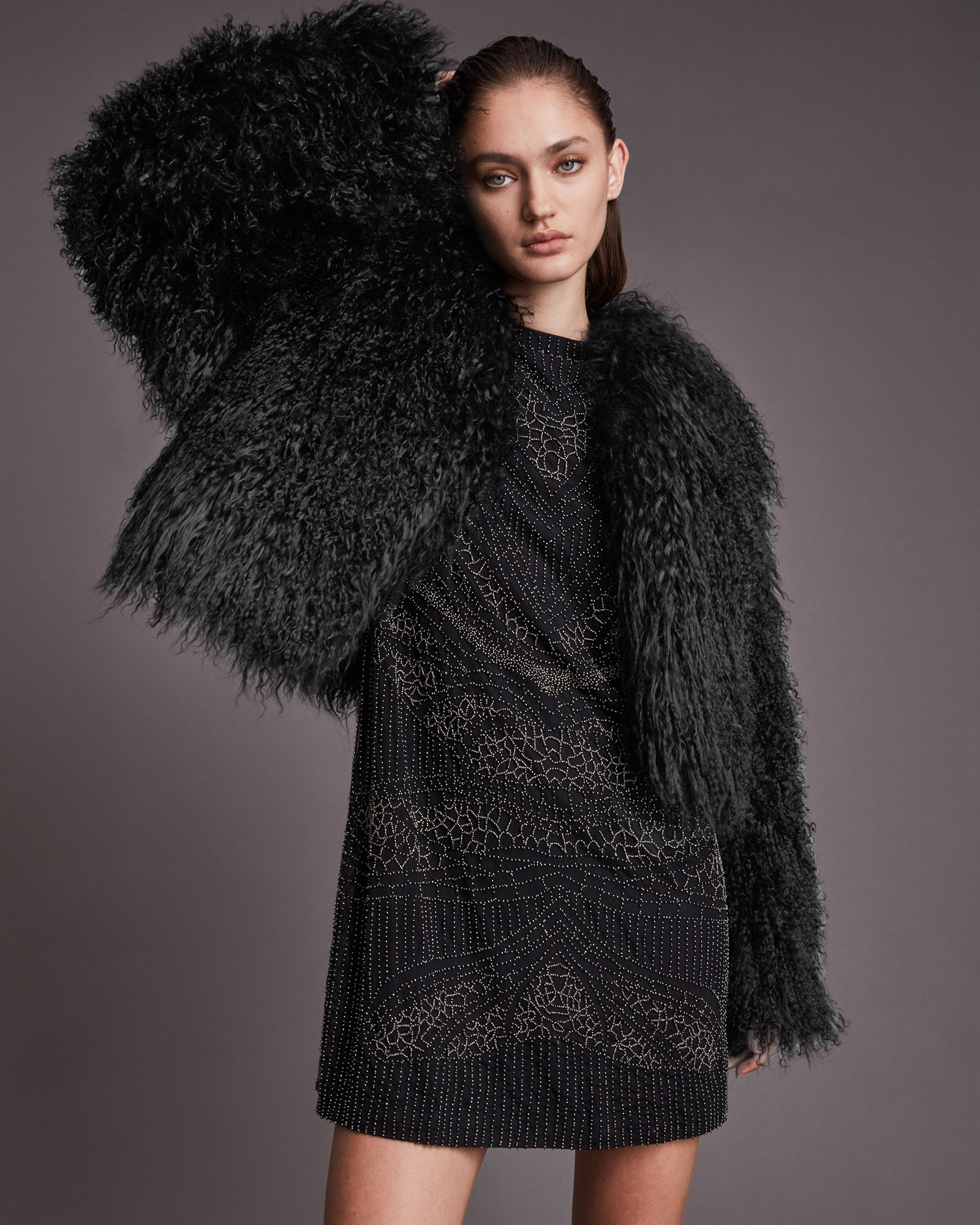 AllSaints Brooke Shearling Jacket | AllSaints US