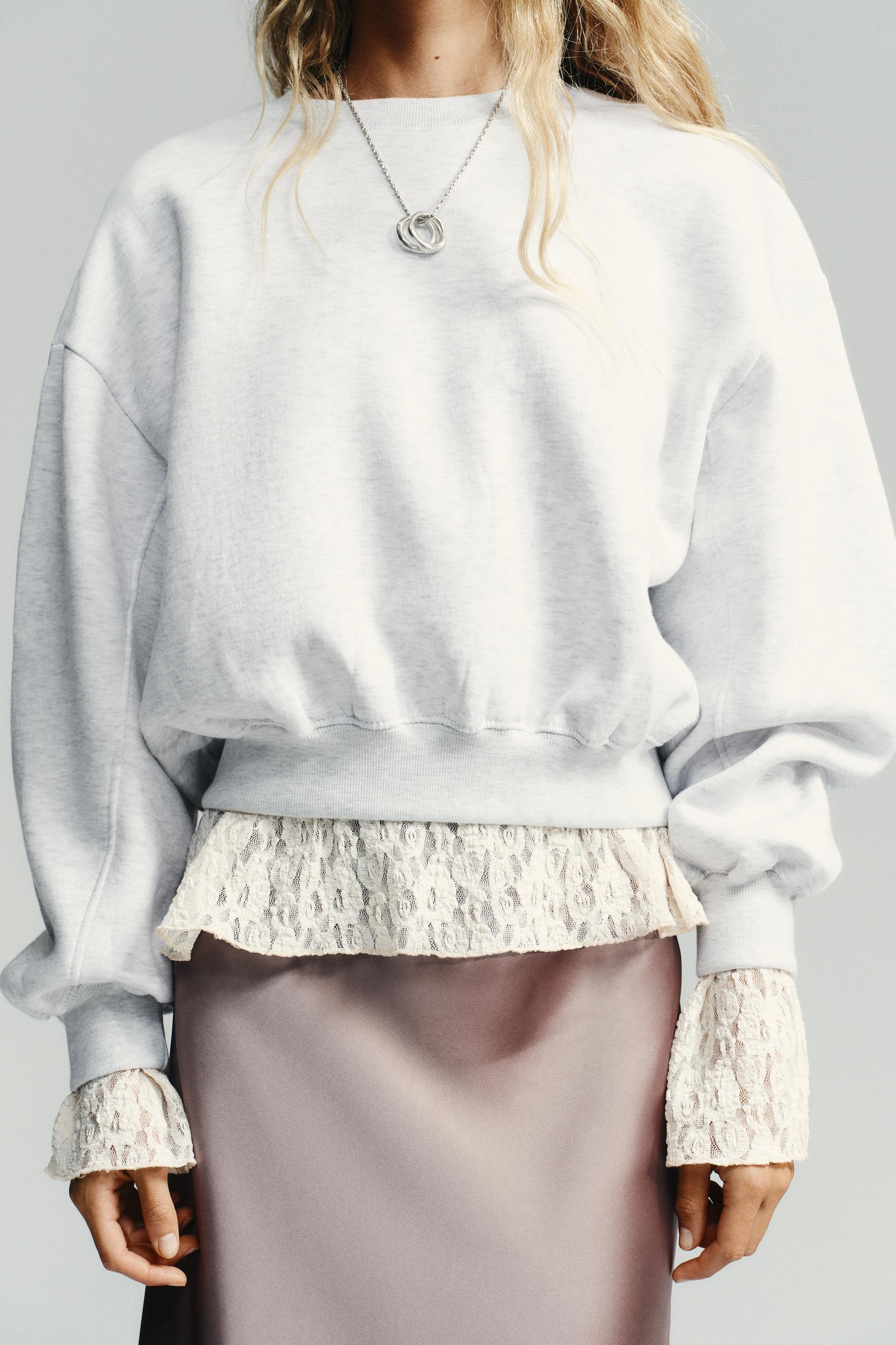 BASIC PLUSH SWEATSHIRT | Zara UK