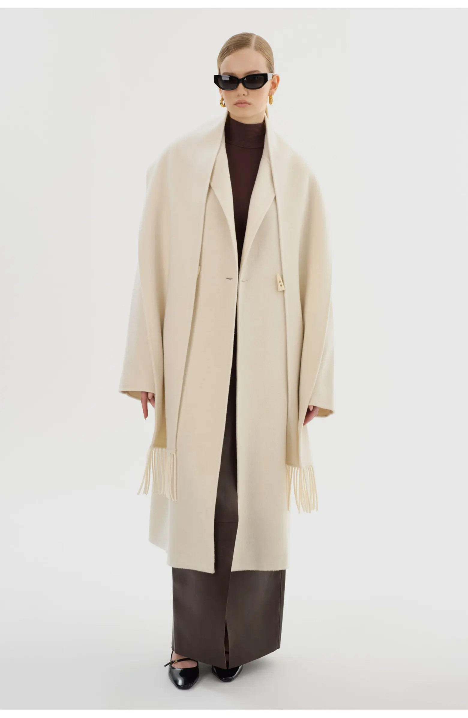 Twila | Wool Scarf Coat | Nordstrom