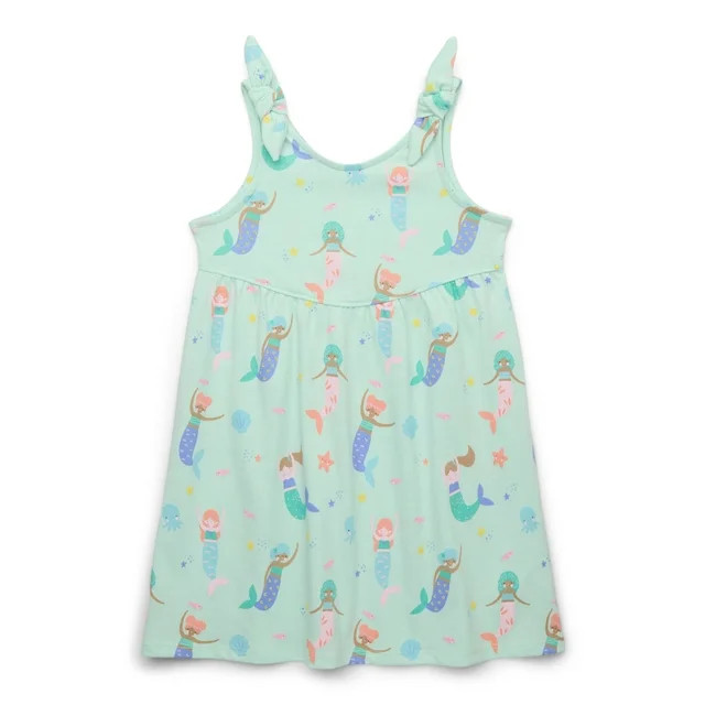 Garanimals Toddler Girl Printed Jersey Tank Dress, Sizes 12M-5T | Walmart (US)