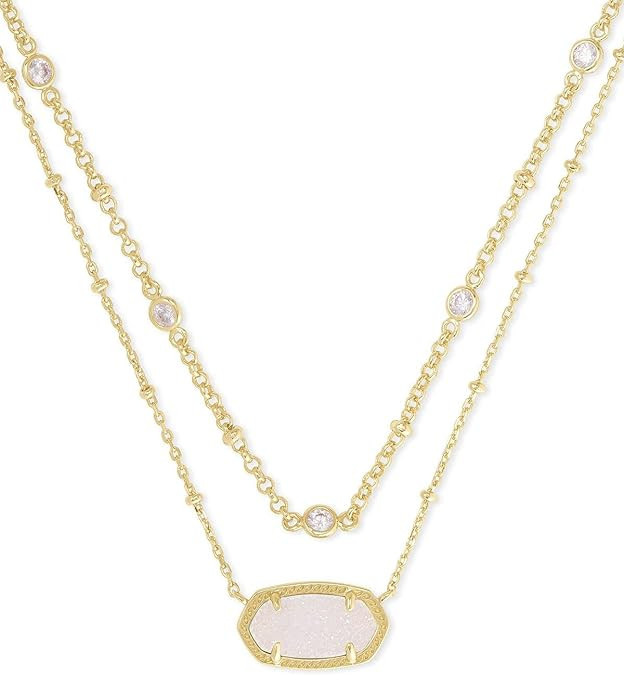 Kendra Scott Elisa Crystal Multi Strand Necklace, Fashion Jewelry for Women | Amazon (US)