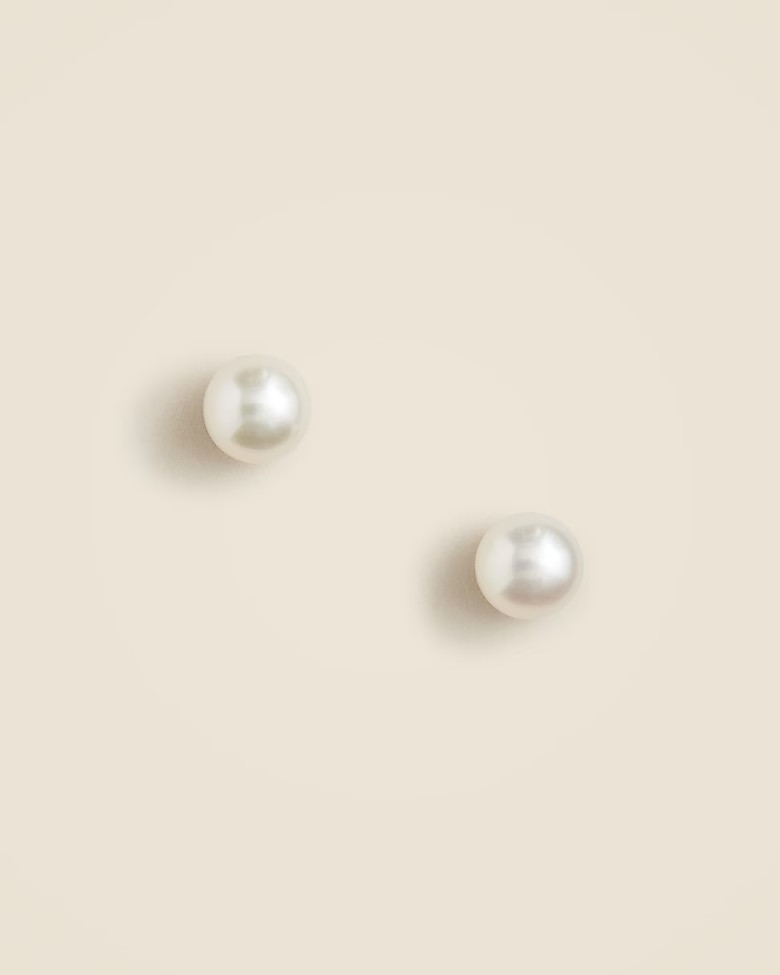 Freshwater pearl stud earrings | J. Crew US