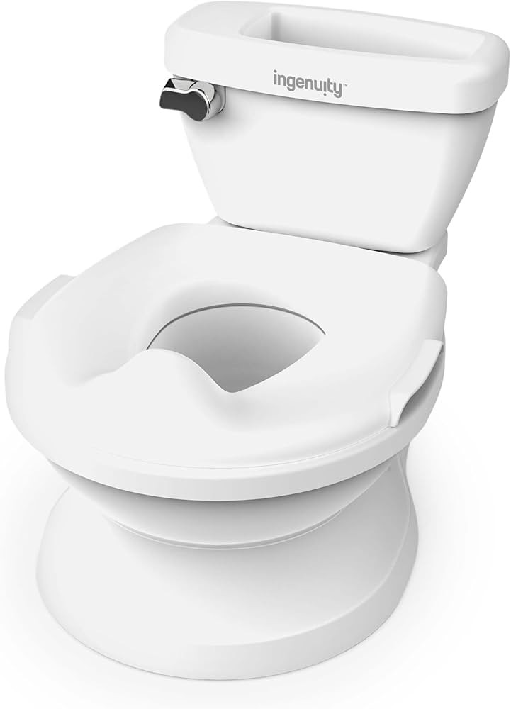 Summer Infant by Ingenuity My Size Potty Pro in White, Toddler Potty Training Toilet, Lifelike Fl... | Amazon (US)
