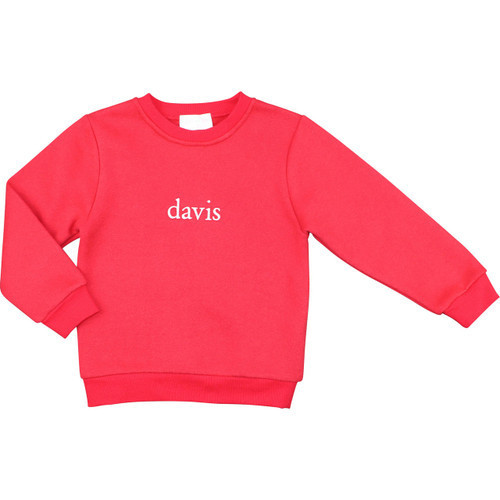 Red Sweatshirt | Cecil and Lou