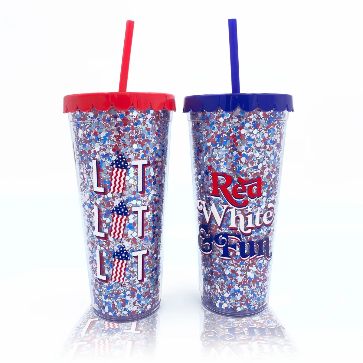 Packed Party Patriotic Cheers To The USA, Tumbler 2-Pack | Walmart (US)