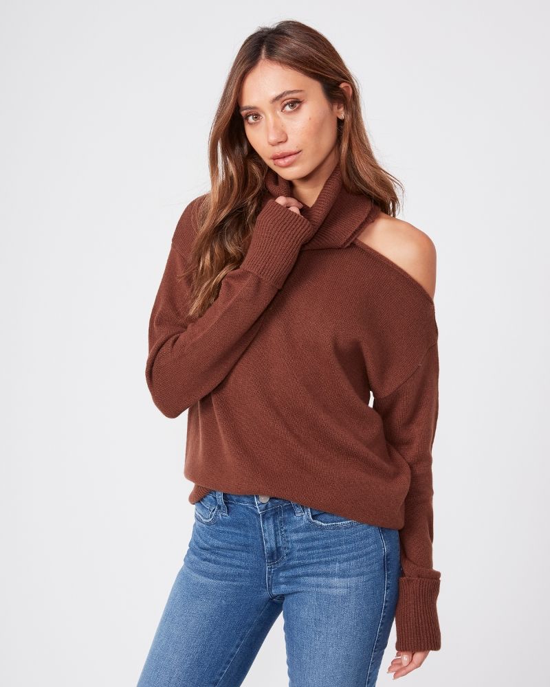 Raundi Sweater - Dark Brown | Paige