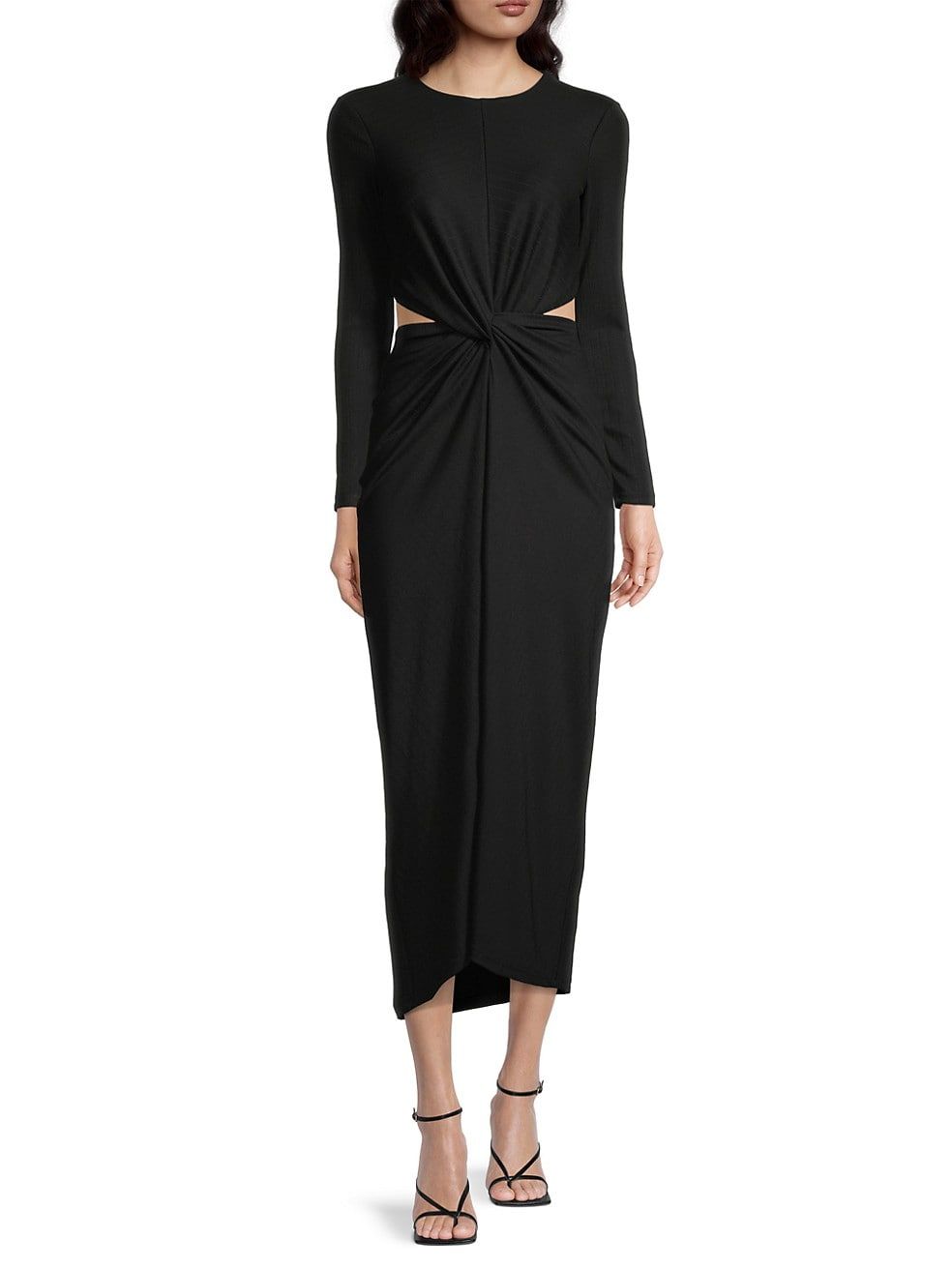 Significant Other Odelia Twisted Cut-Out Ribbed Maxi Dress | Saks Fifth Avenue