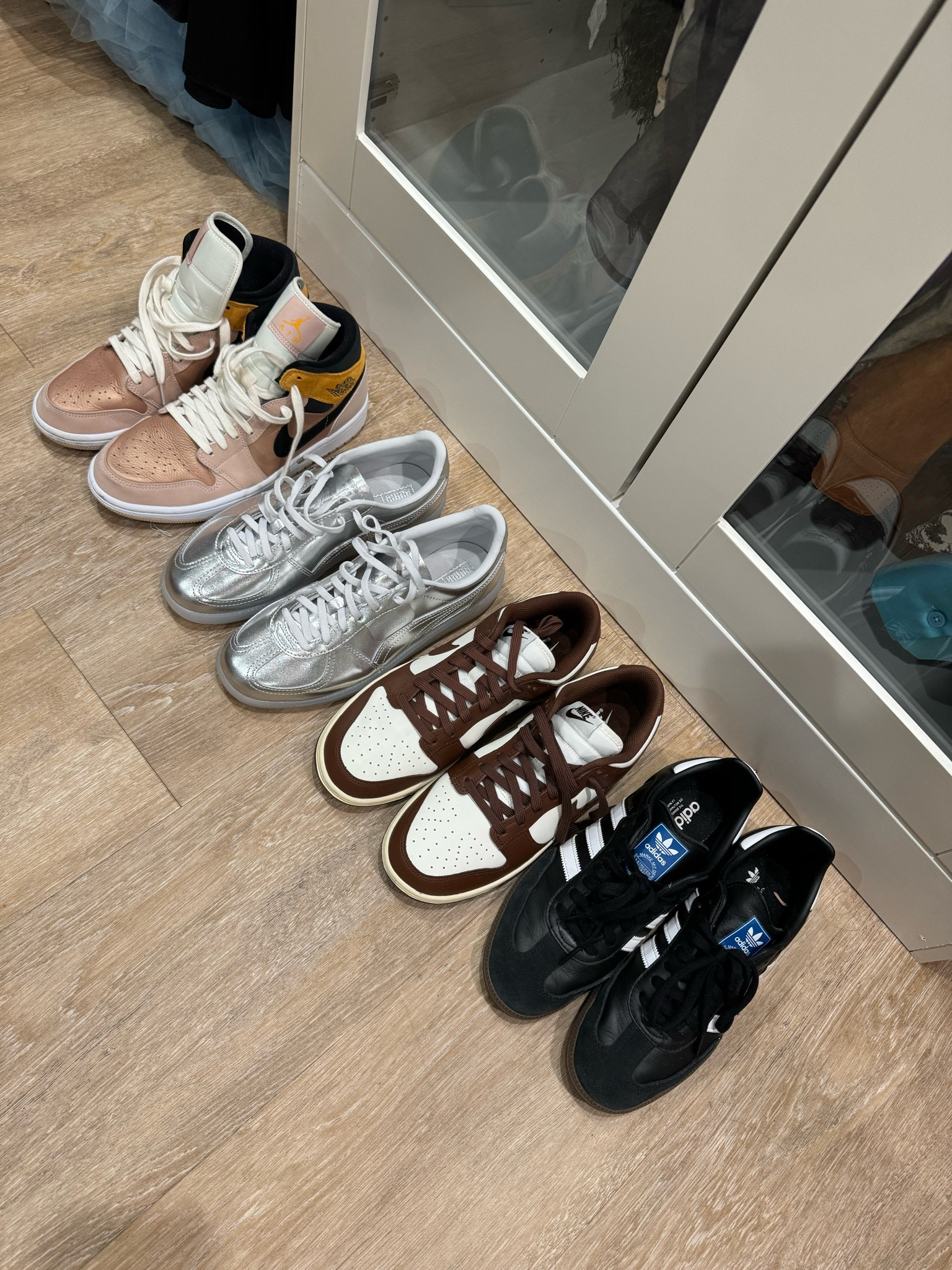 My top 4 “dressier” sneakers as alternatives to flats or booties. I size up a 1/2 size in the Nikes and Pumas. Sambas run TTS  

#LTKShoeCrush #LTKStyleTip #LTKFindsUnder100