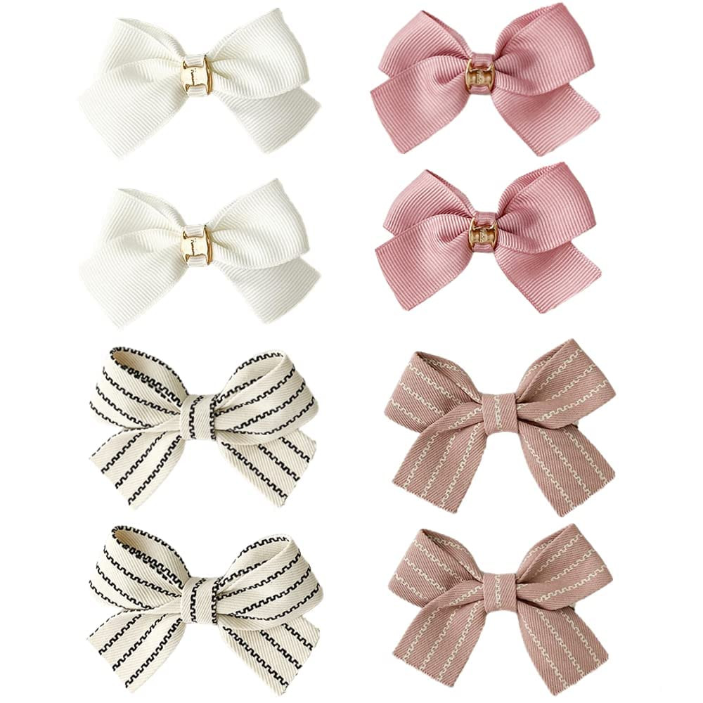 8PCS Baby Girl Dog Gift Wrap Hair Bow Clips Barrettes, Assorted Hair Accessories Alligator Clip f... | Amazon (US)