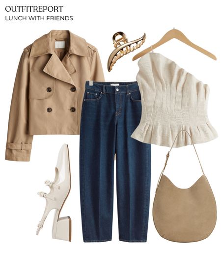 Cropped trench coat barrel jeans Mary Jane’s and a nice top 

#LTKshoecrush #LTKstyletip #LTKitbag