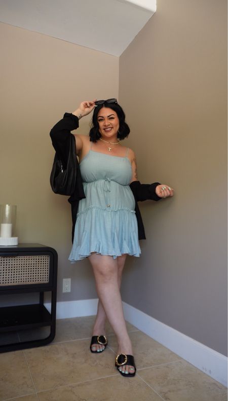 I used to say you’re plus size, not a potato! And now I say you’re mid size, not a muffin 💞 

Wearing a size xl dress
Size large button up
The sandals are wide fit friendly 

Summer dresses, spring outfits, midsize style, mom fashion 

#LTKstyletip #LTKmidsize #LTKitbag