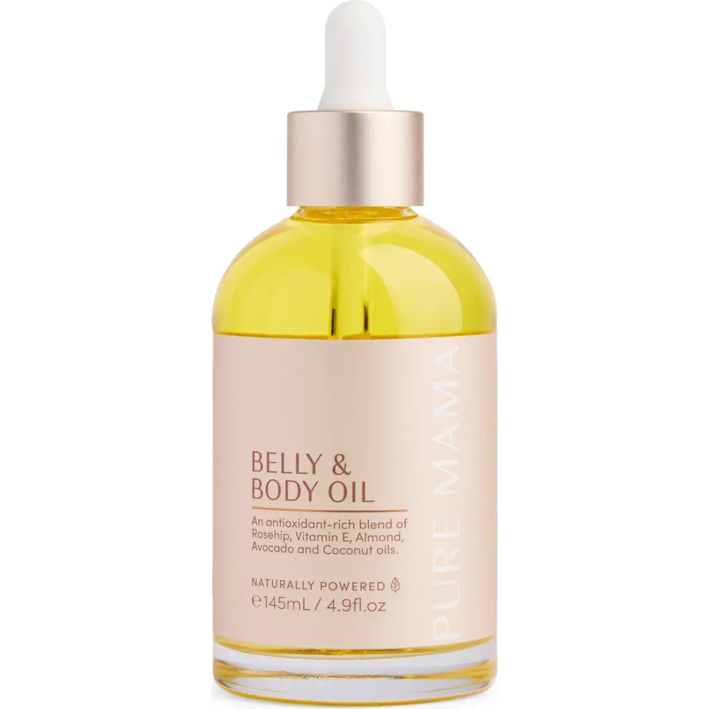PURE MAMA Belly & Body Oil in Yellow/gold at Nordstrom | Nordstrom
