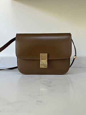 Authentic Celine Medium Classic Box Bag in Brown  | eBay | eBay UK