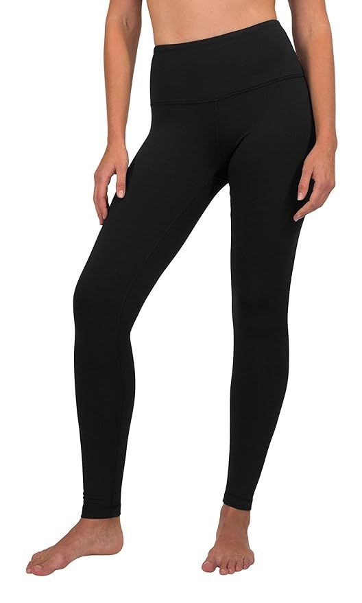 90 Degree By Reflex High Waist Fleece Lined Leggings - Yoga Pants | Amazon (US)