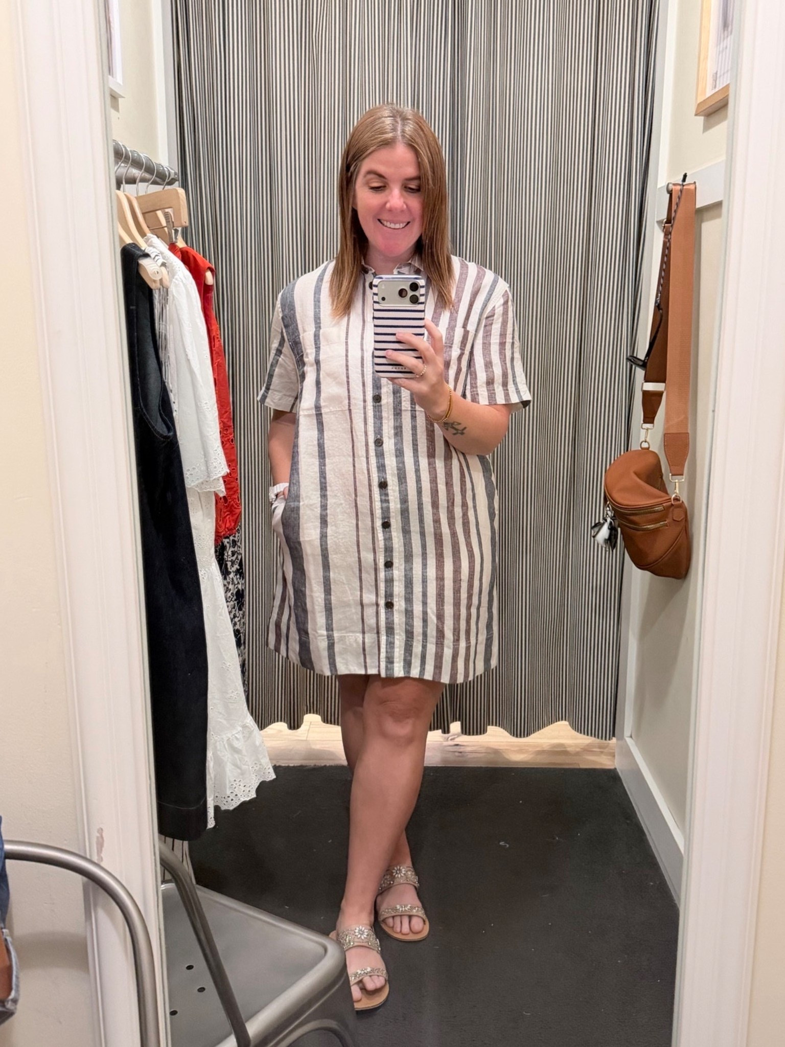 I 100% need this linen shirt dress for spring and summer! The material is perfection and the fit is just so good! The dress can be dressed up or down, which makes it a perfect closet staple! 

The dress runs TTS and does come in a few additional colors! 

#LTKMidsize #LTKOver40 #LTKootd