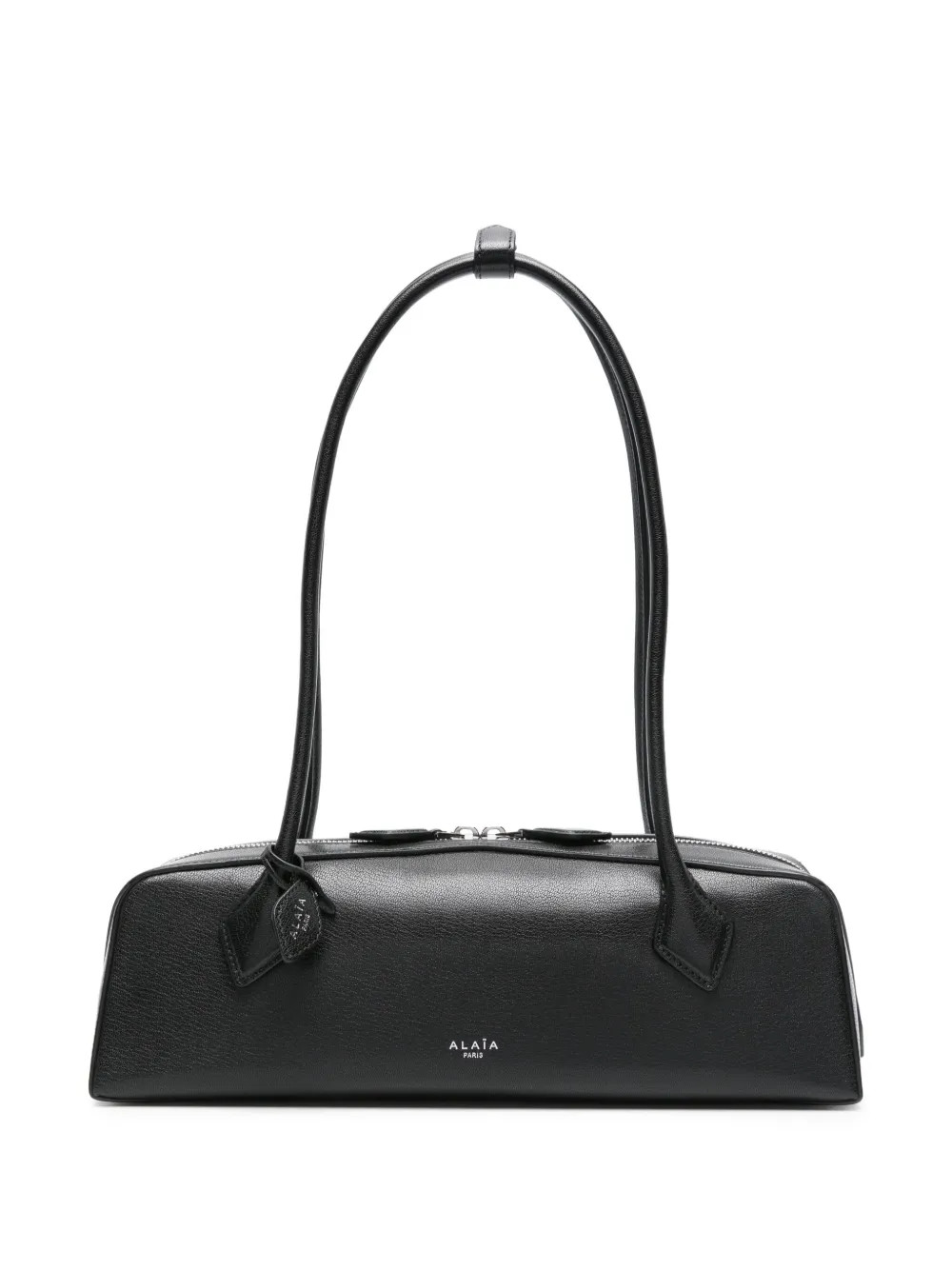 Alaïa Le Teckle Leather Shoulder Bag | Black | FARFETCH EE | Farfetch Global