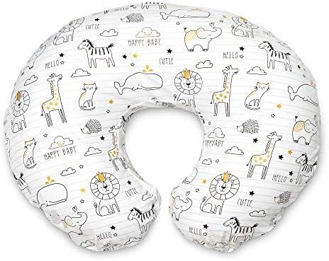 Boppy Nursing Pillow and Positioner - Original, Notebook Black and White with Gold Animals, Breas... | Amazon (US)