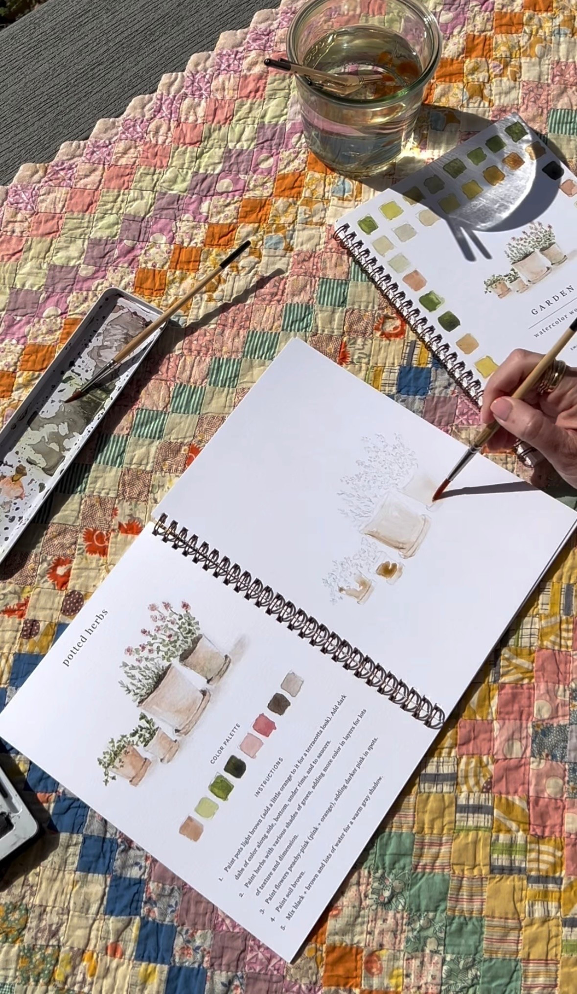 Beautiful day for painting outside in Georgia. Watercoloring helps reset my nervous system !

#LTKdayinmylife #LTKmomlife #LTKOver40