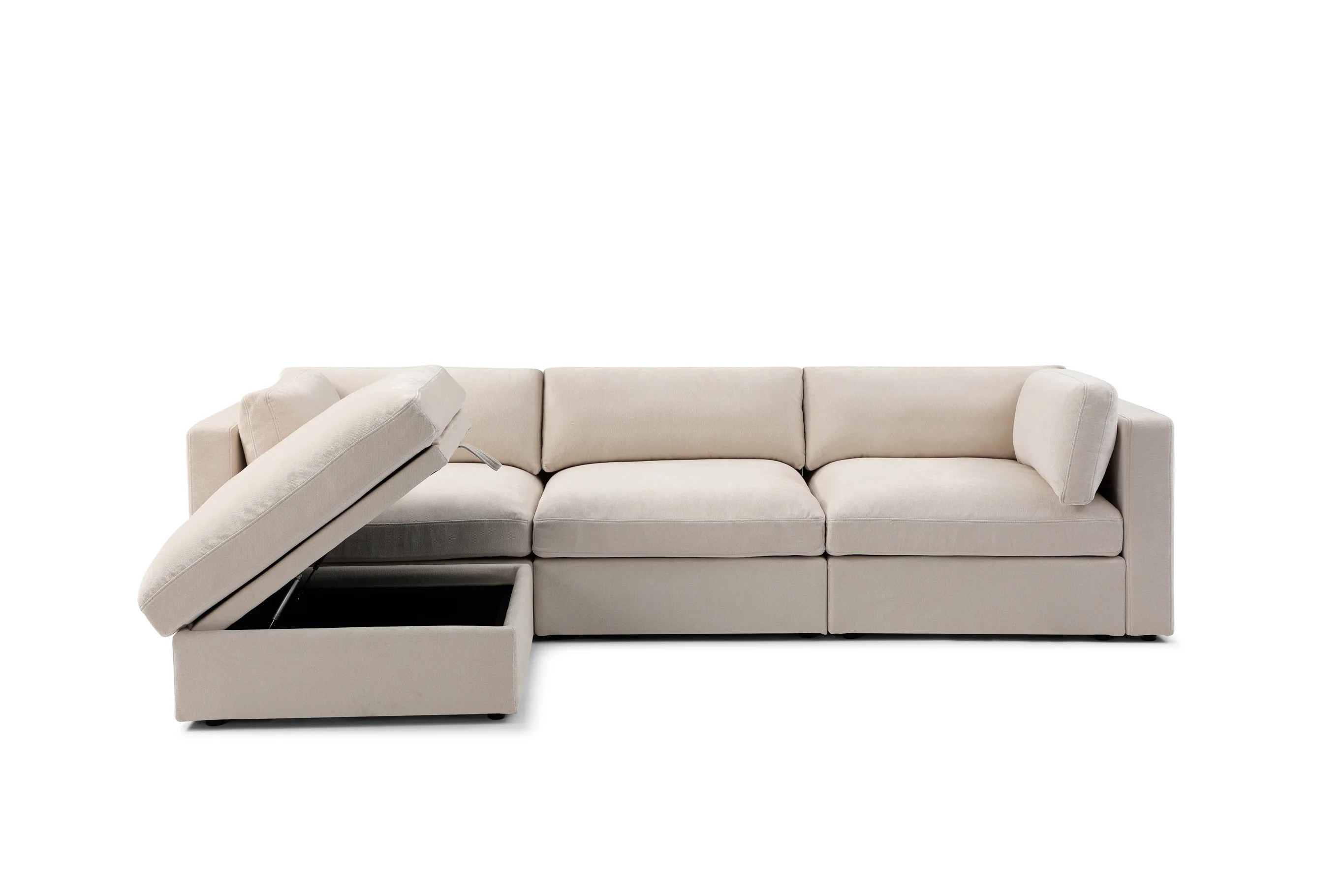 Bella 3 Seater + Storage Ottoman | Bellamia Collections