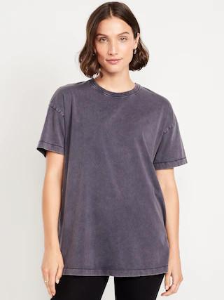Oversized EveryWear Tunic T-Shirt | Old Navy (US)